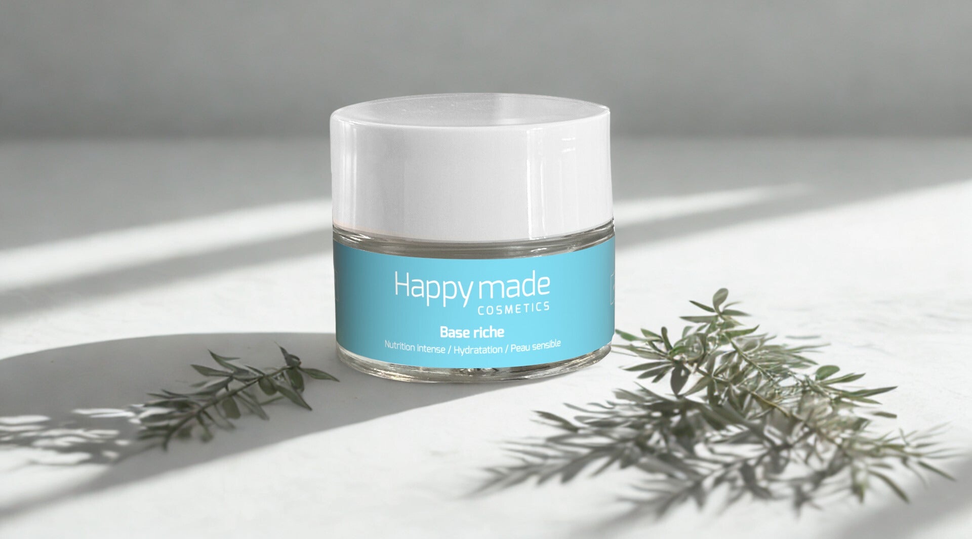 Base riche Happy made — crème nourrissante pour peau normale à sèche
