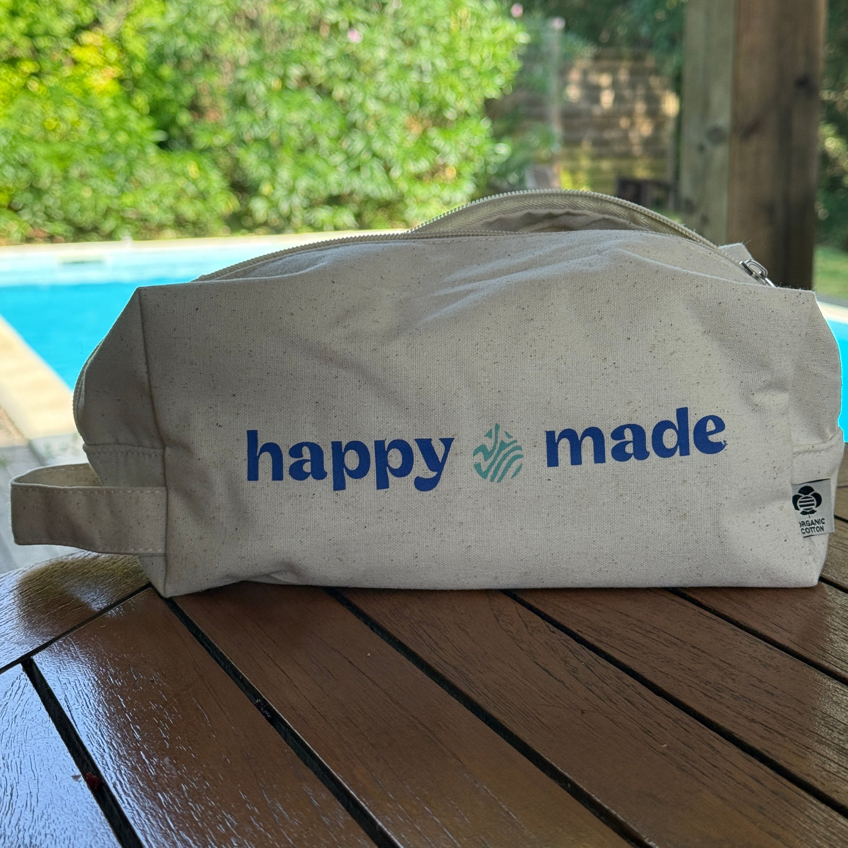 Trousse Happy made toile biologique